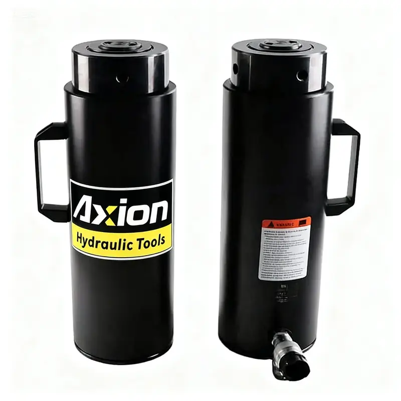 RACL1502,150 Ton,50 mm,Single Acting Aluminum Lock Nut Hydraulic Cylinders