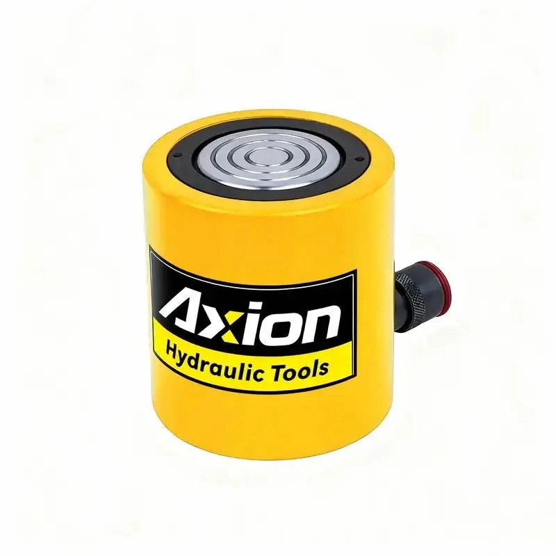 RCS1503, 150 ton 1386 KN, 80mm 3.1 in Stroke, Single Acting Low Height Hydraulic Cylinders