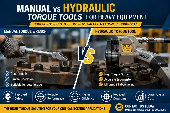Manual vs Hydraulic Torque Tools for Heavy Equipment